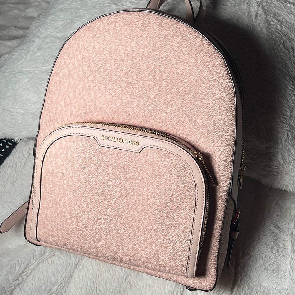 Michael Kors Jaycee Large Signature Backpack New
